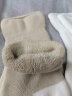 aqpa婴儿袜子新生儿宝宝纯棉有机棉袜中筒毛巾袜加厚冬季保暖袜3双装 毛巾袜（白色+绿色+绿白) 3-6月（8-10cm)三双装 实拍图