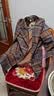 兰威费雷格子外套秋冬加厚高档外套50女中长款呢子大衣 一号色（春秋款） 2XL （建议110-125斤） 实拍图