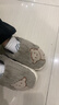 猪爸爸男童棉拖鞋冬2024新款室内儿童毛拖鞋女孩宝宝防滑中大童家居 230 实拍图