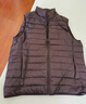京东京造【零压排骨羽绒】轻薄羽绒服男外套冬季防钻绒马甲背心曜石黑2XL 实拍图