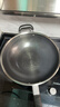 炊大皇炒锅有钛0氟不粘锅316L不锈钢不粘平底炒锅34cm 实拍图