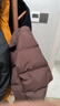 优衣库童装男童女童蓬松羽绒茄克外套夹克羽绒服478148 38 深褐色 150 实拍图