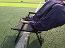 牧高笛（MOBIGARDEN）山川折叠椅 户外露营野餐休闲椅铝合金轻量克米特椅折叠低躺椅 低躺椅/曜石黑 实拍图