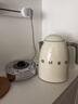 SMEG/斯麦格复古电热水壶KLF04烧水壶大容量家用不锈钢恒温养生壶泡茶热牛奶自动断电保温生日新年礼物 1.7L 奶白色 实拍图