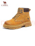 骆驼（CAMEL）山丘经典大黄靴反绒马丁靴户外工装靴 L23W076065 土黄 35 实拍图