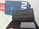 七匹狼（SEPTWOLVES）钱包男士长款真皮2026新款超薄头层牛皮拉链钱夹爸爸皮夹手包卡包 超薄黑拉链款3A3071031-01 实拍图
