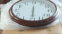 康巴丝电波钟大尺寸自动对时挂钟考试考场办公时钟表挂墙 2736 咖色49cm 实拍图
