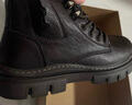 海澜之家HLA马丁靴男士休闲鞋秋冬工装鞋子男HAAGZM4AB70567 黑色加绒42 实拍图
