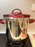 膳魔师高压锅压力锅单手开合安全防爆304不锈钢灶具通用年会礼品送礼 勃艮第红-黄金容量 22cm 6L 实拍图