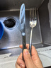 京东京造 刀叉 水果叉牛排西餐餐具套装不锈钢【耐用抗氧化】两件套 实拍图