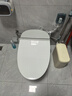 希箭（HOROW）无棱陶瓷轻智能马桶轻音冲抗菌釉面脚感翻圈千次泡沫盾无水压BF20 BF20-无棱陶瓷千次泡沫翻圈翻盖 坑距是295-390选305 305/300mm 实拍图