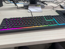 雷蛇（Razer）雨林狼蛛V3 轻机械游戏键盘 电竞游戏键盘 104键 带腕托 RGB背光灯效 实拍图