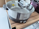 美的（Midea）电火锅家用全钢0涂层5-8人 6.5L超薄火锅专用锅304不锈钢电煮锅多人涮炖煮多功能料理锅 6.5L MC-HGS30G1 0涂层全钢丨3分45秒超薄速沸 实拍图