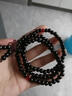 戚小米黑檀木手串男士108颗佛珠紫光檀男士手链女士文玩手把件木质串珠 8MM 实拍图