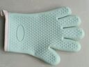 铁帮手【两只装】微波炉防烫手套隔热加厚硅胶厨房用蒸烤箱专用 薄荷绿【两只装】+挂钩 实拍图