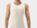 蕉内（Bananain）热皮503+++男女士圆领保暖背心无痕打底衣7A抗菌加绒加厚秋冬内衣 【男】奶白 L 实拍图