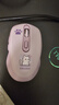 联想生态品牌异能者无线双模鼠标蓝牙家用商务办公台式/小新/拯救者适用可充电可爱女生喵喵芋圆紫N300 实拍图