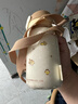 膳魔师（THERMOS）儿童保温杯吸管水杯316L不锈钢畅吸杯小学生水杯宝宝喝水杯子TCKL 实拍图