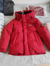 鸭鸭（YAYA）孙颖莎同款情侣羽绒服男女短款防风保暖冬季新款韩版宽松面包服 国旗红色 S 【建议90-110斤】 实拍图