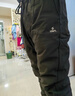 雪中飞鹅绒羽绒裤男士加厚款冬季保暖贴片直筒防风户外休闲长裤190 实拍图