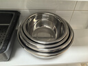维艾（Newair）不锈钢盆五件套调料盆淘米洗菜盆和面盆沥水篮沙拉盆米筛味斗套装 实拍图