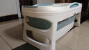 日本川奈Kawana泡澡桶大人可折叠家用成人全身浴缸洗澡盆恒温加厚 【1500W加热款】湖水蓝1.38米 实拍图