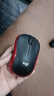 罗技（Logitech）M185鼠标 无线鼠标 办公鼠标 对称鼠标 黑色红边 带无线2.4G接收器 实拍图
