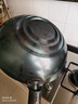 荣事达（Royalstar）章丘手工锻打铁锅圆底老式炒锅无涂层不粘炒菜锅燃气灶无盖32cm 实拍图