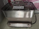 美的（Midea）电火锅钛陶0氟多功能锅不锈钢蒸锅鸳鸯火锅专用锅超薄速沸多功能一体电锅煎烤料理锅DLS332266S 实拍图