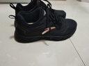 安踏加绒保暖女鞋跑步鞋2025冬季新款皮面防水运动鞋女士学生休闲鞋子 （加绒保暖-皮面）黑/玫瑰金 36 (美码5.5码) 实拍图