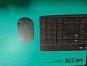 罗技（Logitech）MK235 键鼠套装 无线键鼠套装 办公键鼠套装  防泼溅防指纹 全尺寸 带无线2.4G接收器 黑 实拍图