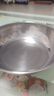 【不锈钢】和面盆厨房烘焙家用火锅盆洗菜打蛋汤锅盆醒面盆料理盆 32cm【热卖款】不锈钢 和面盆 实拍图