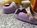 幸福玛丽（Cheerful Mario）库洛米女童棉拖鞋防水冬季宝宝女孩室内家居鞋儿童毛拖鞋2024新款 实拍图