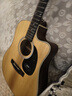 萨伽（SAGA） 吉他sf700单板面单民谣萨迦木吉他入门初学者萨嘎乐器 41英寸D桶SF700C原木色缺角 实拍图