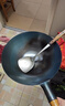 荣事达（Royalstar）章丘手工锻打铁锅圆底老式炒锅无涂层不粘炒菜锅燃气灶无盖34cm 实拍图