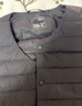 京东京造【零压排骨羽绒】轻薄羽绒服男外套冬季防钻绒马甲背心 曜石黑 L 实拍图