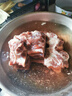 荤八厨 内蒙古牛脊骨2斤净重 新鲜黄牛肉生鲜牛骨头带肉蝎子脖火锅食材 实拍图