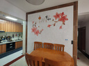 3D立体墙贴中国风自粘卧室客厅玄关墙面装饰贴纸背景墙贴画墙纸 6.家和富贵花 特大 实拍图
