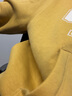 盖璞（GAP）女装2025秋季新款撞色Logo宽松抓绒套头连帽衫卫衣上衣792499 黄色 XS (155/80A) 亚洲尺码 实拍图