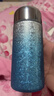 高颜值口袋杯茶水分离便携泡茶保温杯迷你高档商务水杯户外女士 云水蓝-300ml(覆钛层） 实拍图