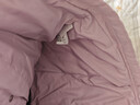 雅鹿短款羽绒服女2025新款蓄热加厚可拆卸连帽时尚百搭小个子保暖外套 香芋紫 S (推荐90-110斤) 实拍图