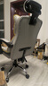 锦汐电脑椅办公椅子电竞椅家用人体工学椅老板椅主播靠背椅皮革转椅 灰色+4级杆+乳胶【二代升级】 实拍图