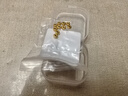 御邪足金999光面算盘珠隔断珠黄金垫片DIY手串手链金配饰 算盘珠:约0.3g（十颗） 实拍图