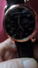 【网红爆款】商务腕表石英运动表休闲皮带男女手表 黑色 实拍图