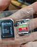 闪迪（SanDisk）256GB TF(MicroSD)内存卡 4K极速金卡A2 V30 U3行车记录仪 运动相机无人机 监控存储卡 读190MB/s 实拍图