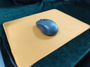 灵蛇(LINGSHE)鼠标垫 320*240*2mm中号加厚游戏办公电脑桌垫 精密锁边 可水洗 琥珀金 实拍图