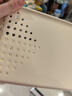 名创优品同款 杂物收纳筐塑料桌面收纳盒厨房橱柜零食玩具整理筐 奶油色高款特大号 实拍图