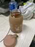 【京东物流送货上门】萌萌兔卡通水杯女牛奶玻璃杯创意便携杯子 咖色萌萌兔 330ml 1只 实拍图