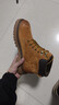 骆驼（CAMEL）王俊凯同款冬加绒户外工装马丁大黄靴男 G122W7757TR 金黄 42 实拍图