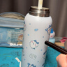 名创优品（MINISO）chiikawa系列公仔随手保温杯吸管杯大容量儿童水杯550ml-哈奇喵 实拍图